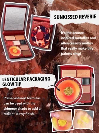 باليت آيشادو Vinyl Pop Color من شيجلام - درجة صن كيسد ريفر