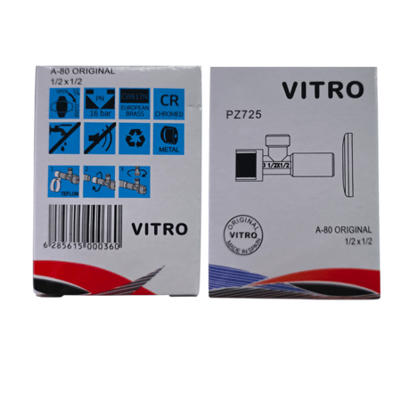 محبس زاوية ½ بوصة اسباني - فيترو VITRO
