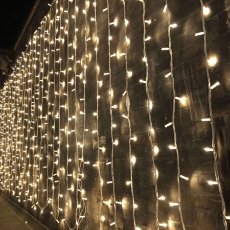 حبل ديكوري مضيئ ليد بطول 50 متر وصلة واحدة لعمل ستارة