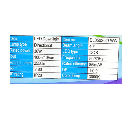 كشاف دفن كوب شفاف 30 وات مقاس 20 سم وطني - الرائد العربي ALRAED
