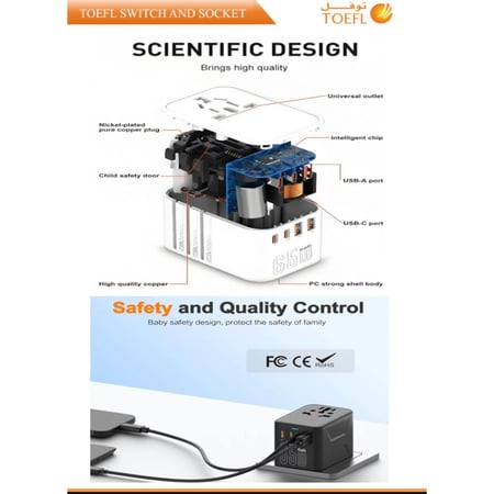 قسام فيش دولي مشترك متعدد المداخل والمخارج - توفل TOFEL