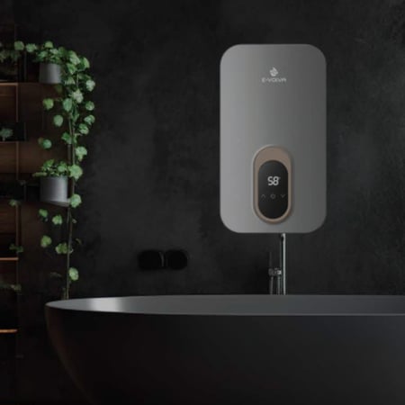 سخان فوري رمادي - ايفولفا E-VOLVA