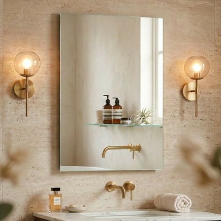 مرايا عادية بدون ليد 50×70