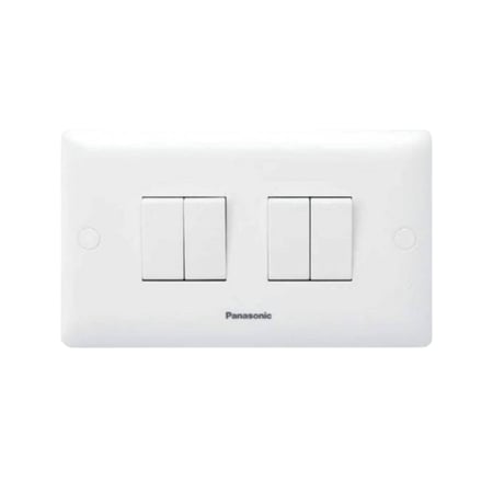 مفتاح رباعي 7×14 أبيض هارموني - باناسونيك Panasonic