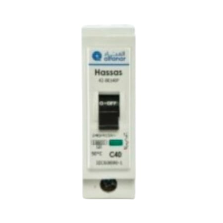 قاطع حساس مفرد 40 أمبير ريسان - الفنار alfanar