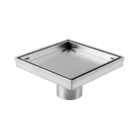 صفاية ستيل كروم 15×15 بلاط مع رداد - باثروي Bathroy