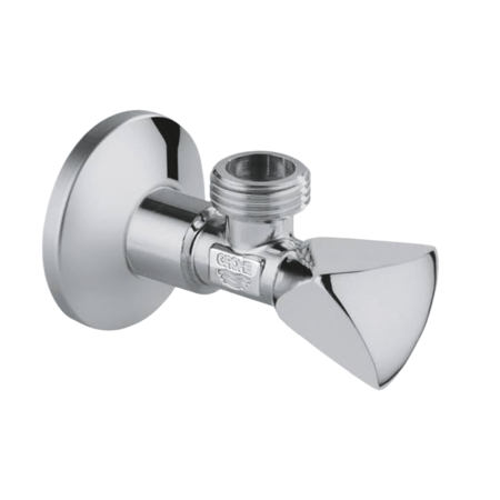 محبس زاوية طويل كروم ½ بوصة صناعة ألمانية – جروهي GROHE