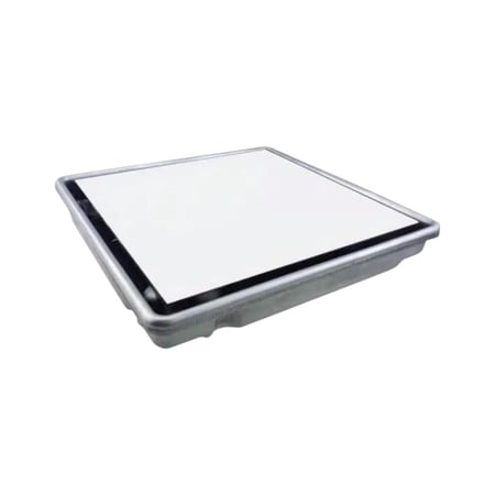 صفاية بلاط بورسلان 15×15 كروم مع رداد - مارسيو MARCEU