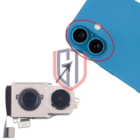 الكاميرا الخلفية لجهاز iPhone 16