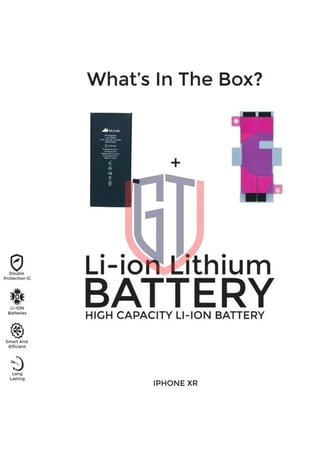 iPhone XR Battery Replacement Kit - M.H.Q Brand - بطارية ايفون اكس ار بديلة - ماركة ام اتش كيو