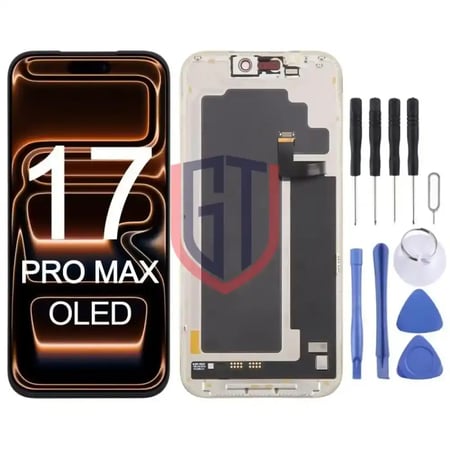 شاشة ايفون 17 برو ماكس