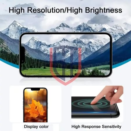 شاشة LCD عالية الدقة لهاتف iPhone X (أسود)