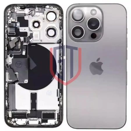 iphone 15 pro max natural titanium Body جرم آيفون 15 برو ماكس تيتانيوم طبيعي أصلي
