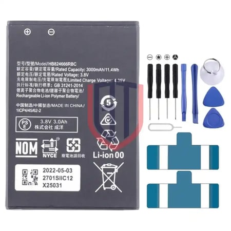 For Huawei E5577 E5785 E5787 WiFi Router Battery Replacement HB824666RBC 3000mAh