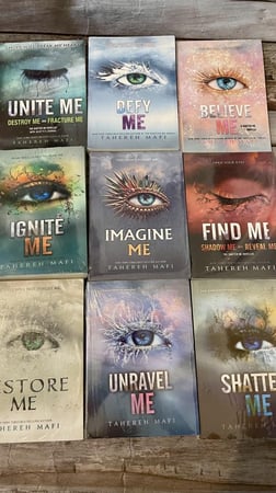 HarperCollins Ltd Shatter Me Series Collection 9 Books Set By Tahereh Mafi(Unite Me, Believe Me, Imagine Me, Find Me, Unravel Me, Unravel Me, Defy Me, Restore Me, Ignite Me)