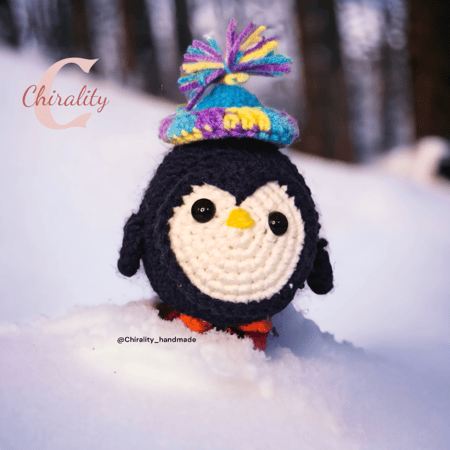 ميدالية البطريق - chirality-handmade