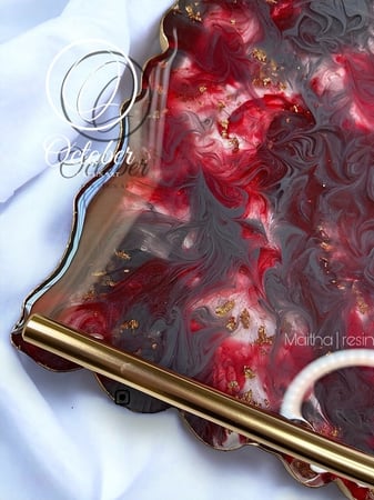 صينيه ريزن بتأثير رخامي