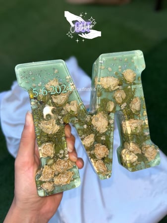 حفظ ورد طبيعي للذكرى داخل الريزن - حرف ريزن