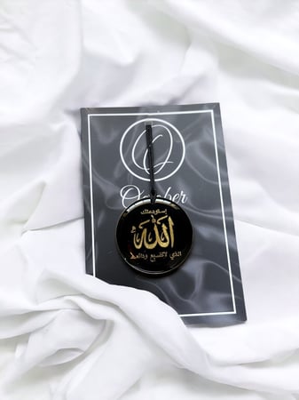 تعليقه ريزن لسيارة ( promise )لون اسود