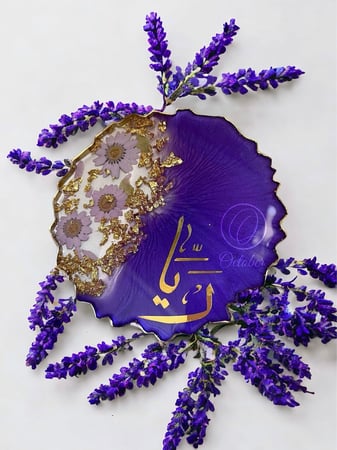 كوستر (قاعده كوب) لون بنفسجي