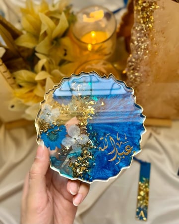 كوستر (قاعده كوب) لون ازرق نيلي