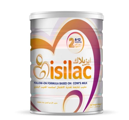 ايزيلاك 2 حليب أطفال المرحلة الثانية من 6 أشهر وحتى عمر سنة 800 جرام
