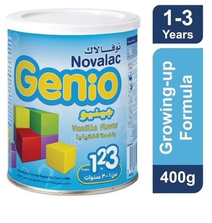 نوفالاك جينيو حليب أطفال المرحلة الثالثة من عمر سنة وحتى 3 سنوات 400 جرام