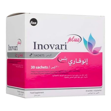 فاس انوفاري بلص لتنظيم الدورة الشهرية ودعم الخصوبة للسيدات 30 كيس