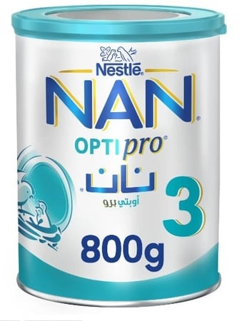 نان 3 حليب أطفال المرحلة الثالثة من عمر سنة وحتى 3 سنوات 800 جرام