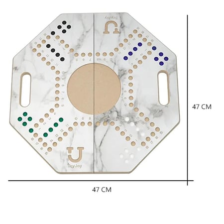 لعبة جاكارو فاخرة لأربع أشخاص بكامل ملحقاتها مع شنطة