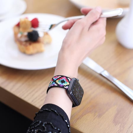 سوار ساعة ابل قماش (قرطبة) مقاس 38/40 من نيتزي