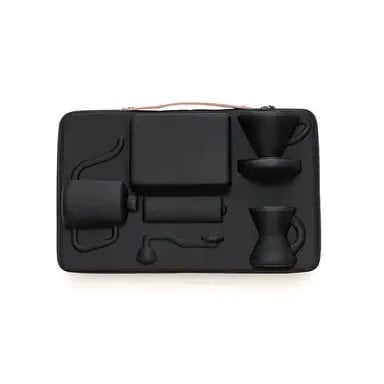 شنطة القهوة المختصة V60 من باريستار (مع طاحونة احترافية) + هدية مجانية (ترمس حافظ للحرارة و كوب و مقياس حرارة)