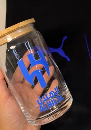 كوب الهلال شفاف