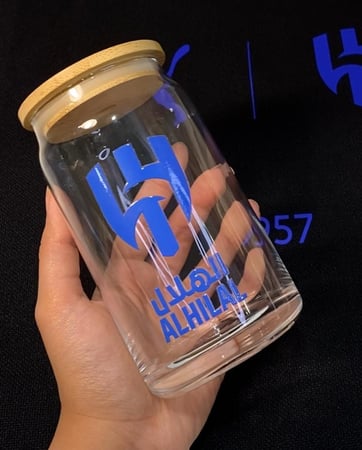 كوب الهلال شفاف