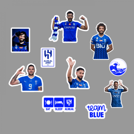 مجموعة ستيكرات الهلال 4