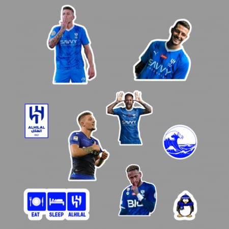 مجموعة ستيكرات الهلال 1