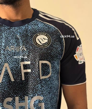 تيشيرت النصر كحلي فئة اللاعبين