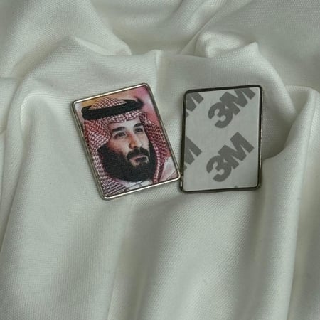 ستيكر معدن محمد بن سلمان