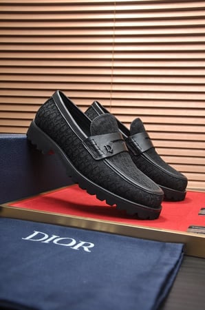 حذاء ديور جرانفيل لوفر أسود - Dior  Loafer Black