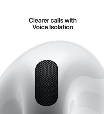 سماعات AirPods 4 مع خاصية إلغاء الضوضاء النشطة