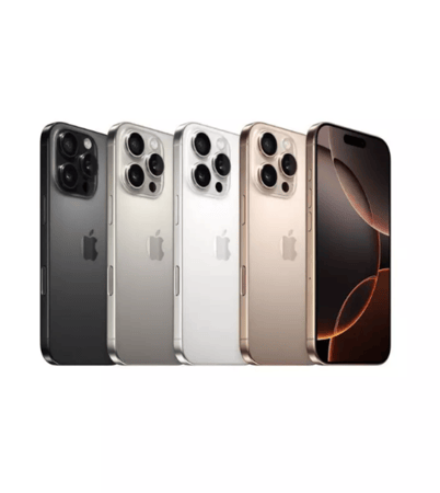 أبل أيفون 16 برو ، 5 جي , 256 جيجا ,شاشة6.3 بوصة ، تايتانيوم الوان متعددة