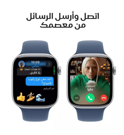 ابل، ساعة الجيل العاشر، جي بي اس، 42 ملم، غطاء ألمنيوم الوان متعددة