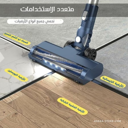 مكنسة كهربائية 3 فى 1 ماركة PRETTYCARE أجهزة تنظيف الأسطح المتعددة