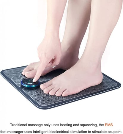جهاز مساج القدم الكهربائي EMS Foot Massager Electrical Muscle Stimulator