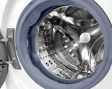غسالة ملابس ال جي فتحة امامية 8 ك ابيض تنشيف 5 ك WSV0805WH