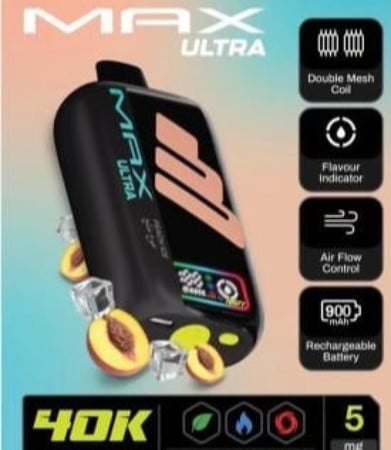 ناستي ماكس ألترا 40000 سحبة 50 نكوتين Nasty Max Ultra 40K Puffs