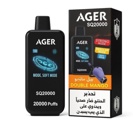 سحبة أچير اس يو SQ 20000 – نكوتين 20 AGER SQ Disposable