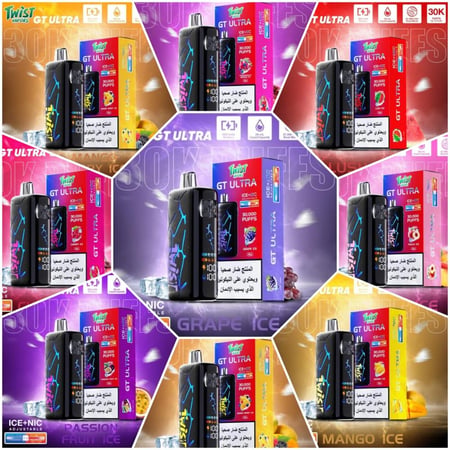 سحبة تويست جي تي الترا 30000 سحبة - Twist Vapor Gt Ultra 50mg