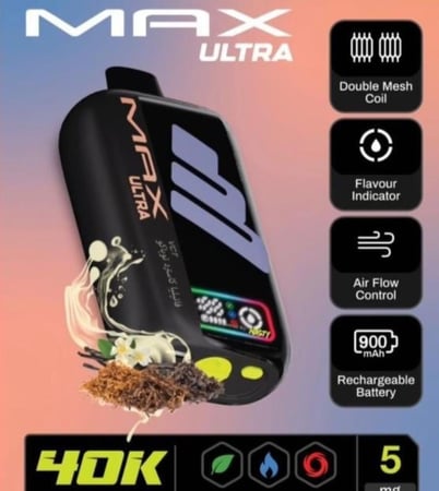 ناستي ماكس ألترا 40000 سحبة 50 نكوتين Nasty Max Ultra 40K Puffs