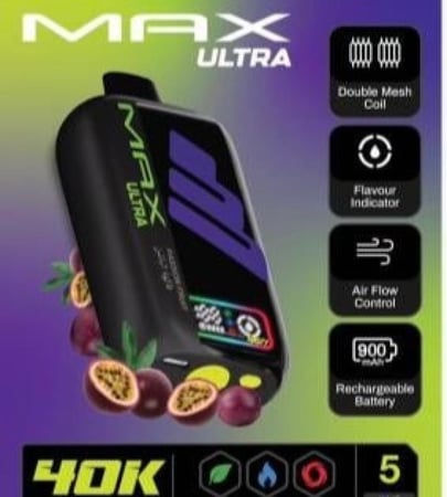 ناستي ماكس ألترا 40000 سحبة 50 نكوتين Nasty Max Ultra 40K Puffs
